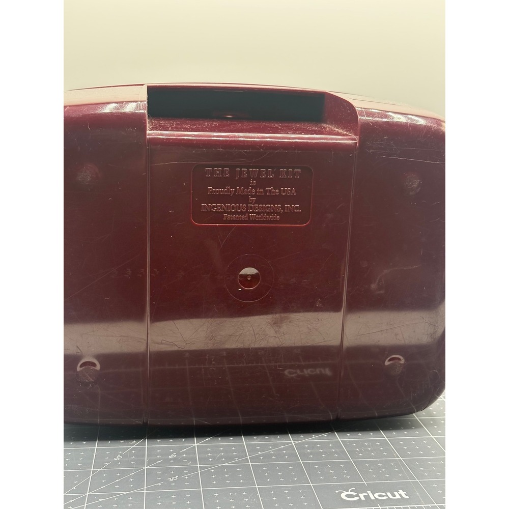 Jewelry Storage Box Organizer in Deep Burgundy - Picture 7 of 7